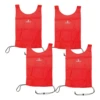 4 OMNIKIN Nylon Pinnies, Red -Sports Store 30151 001 B