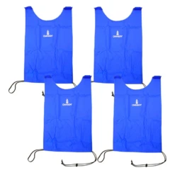 4 OMNIKIN Nylon Pinnies, Blue