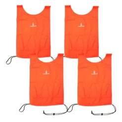 4 OMNIKIN Nylon Pinnies, Orange