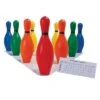 Colored Plastic Bowling Set -Sports Store BP10CLR 1 B