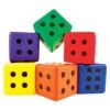 Set Of 6 Foam Dices, 3" -Sports Store DICEKIT B