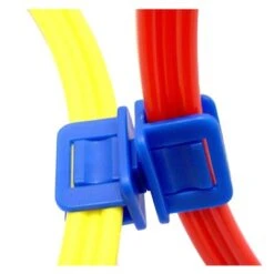 Set Of 4 Flat Hoop Clips