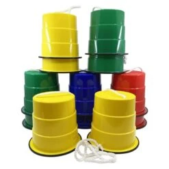 6 Pairs Of Plastic Mini High Steppers