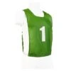 12 Numbered Pinnies, JR, Green -Sports Store P69 12G 1 B