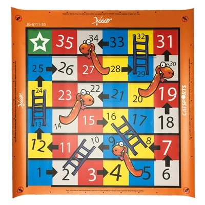 Snakes And Ladders Games, 30" X 30" 3 Snakes And Ladders Games, 30" X 30"