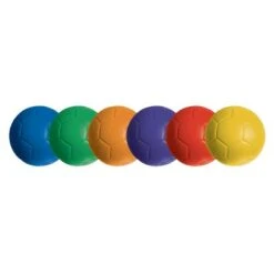 6 Foam Soccer Balls Speedskin Cover, #4
